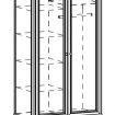 Taranko Шкаф W-2Dh 'WERSAL' (крем, белый)