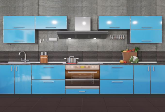 Кухня 4 Mirror Gloss
